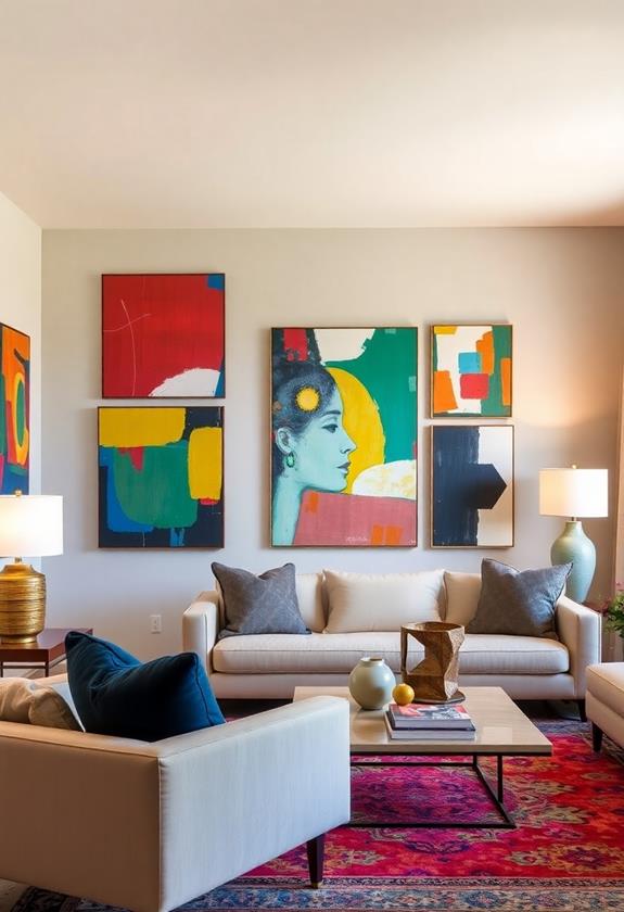 creative wall art experimentation