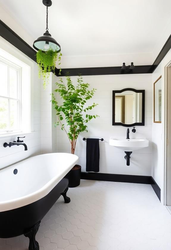 crisp white shiplap walls