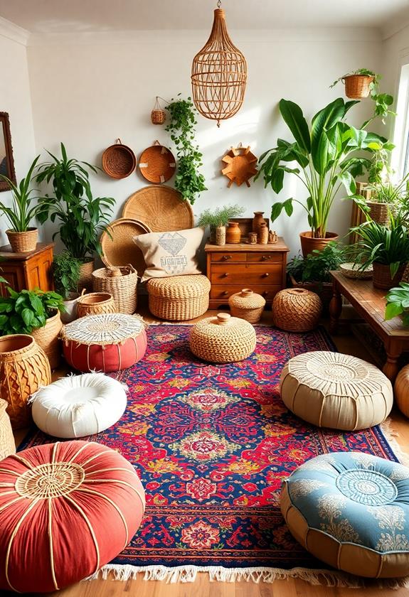 culturally inspired decorative carpets