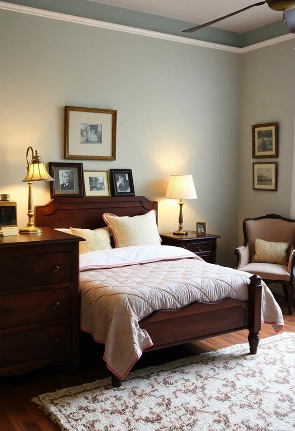 curated collection of antiques