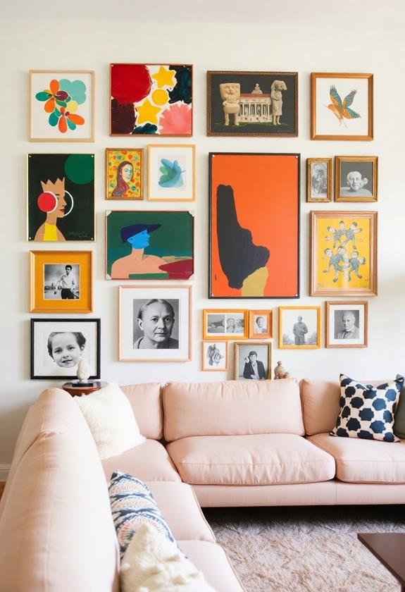 curated home decorative display