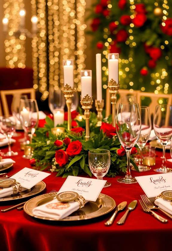 custom dining table decor