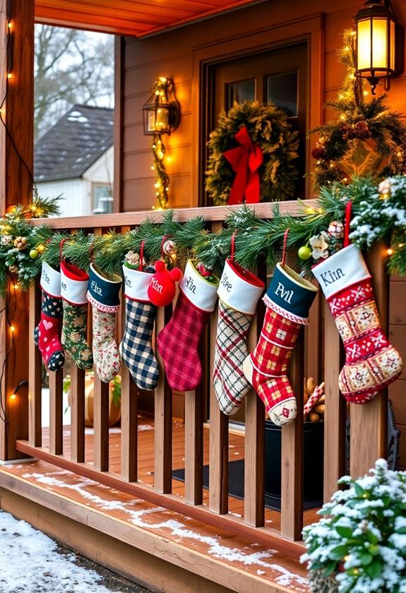 custom holiday stocking showcase