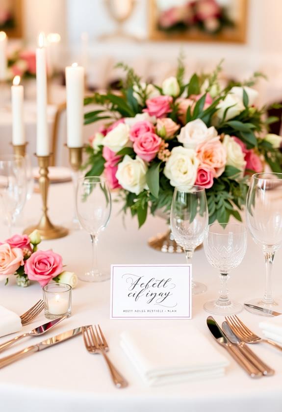 custom name table cards