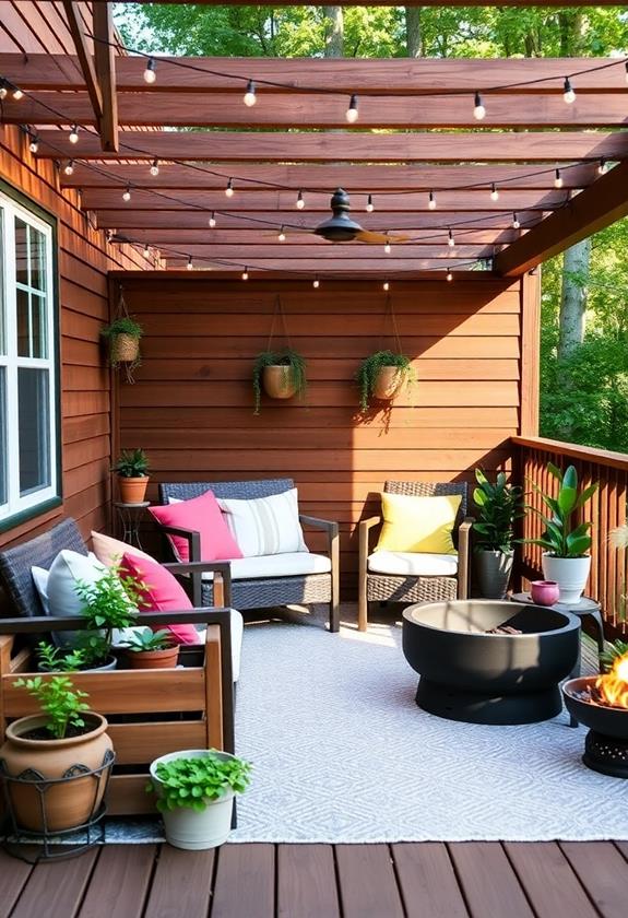 custom outdoor deck ideas