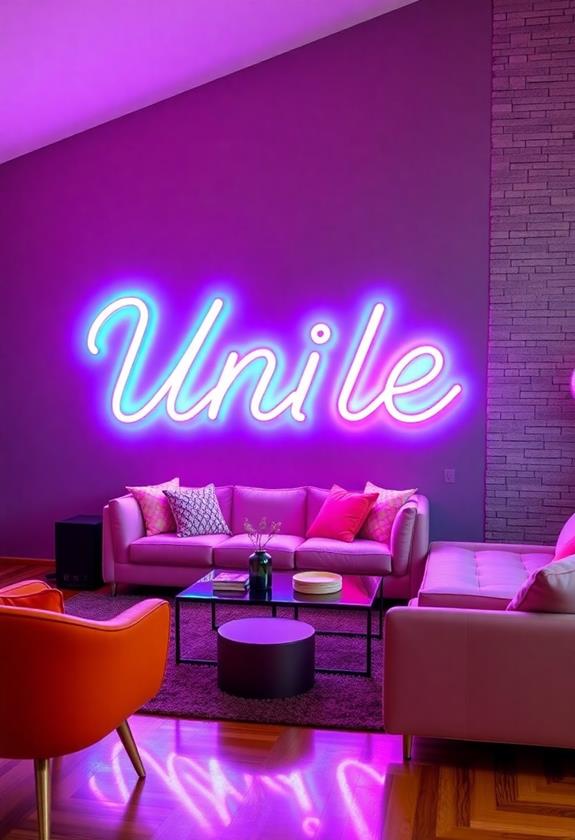 customizable bright neon designs