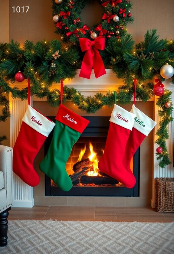 customizable holiday stocking decor