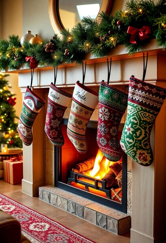 customizable holiday stockings
