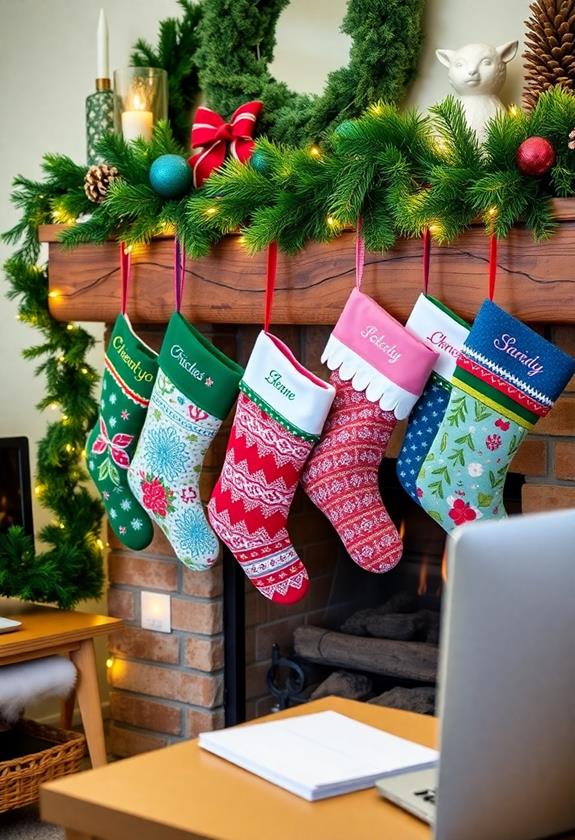 customized holiday stockings