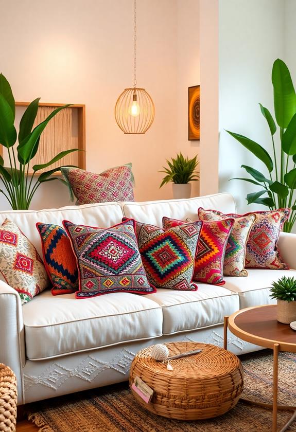 decorative cushions with designs