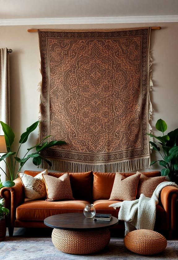 decorative fabric wall art