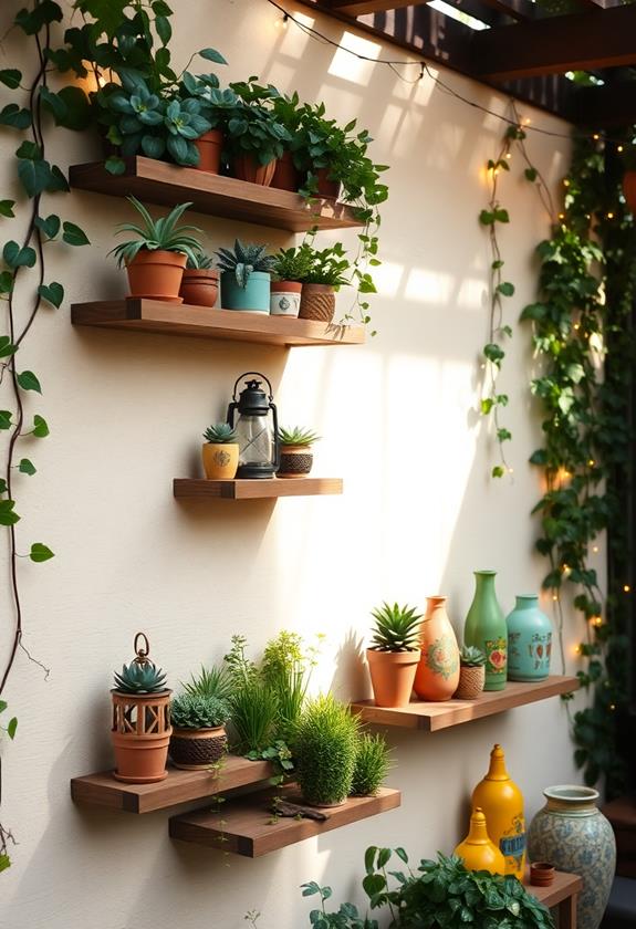 decorative floating shelf ideas