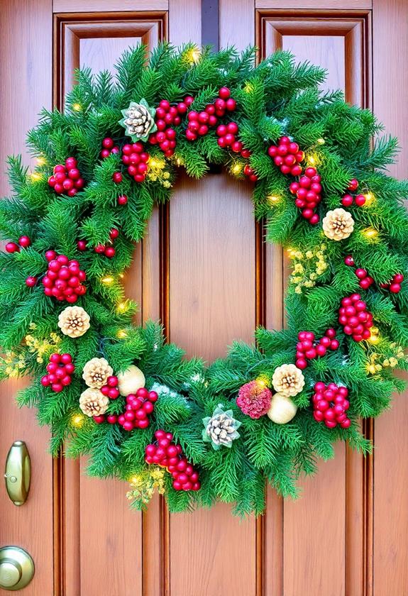 decorative holiday door accents