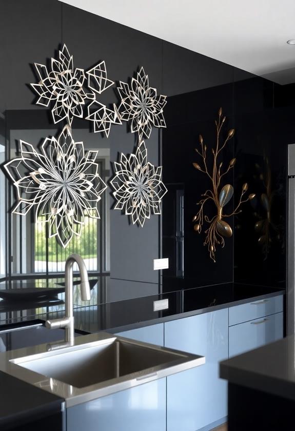 decorative metal wall sculpture