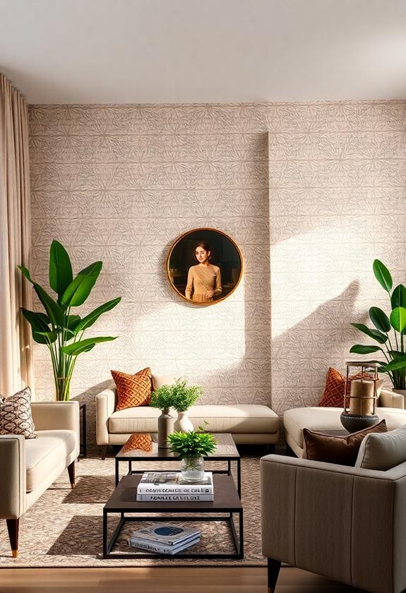 decorative surface wall covering