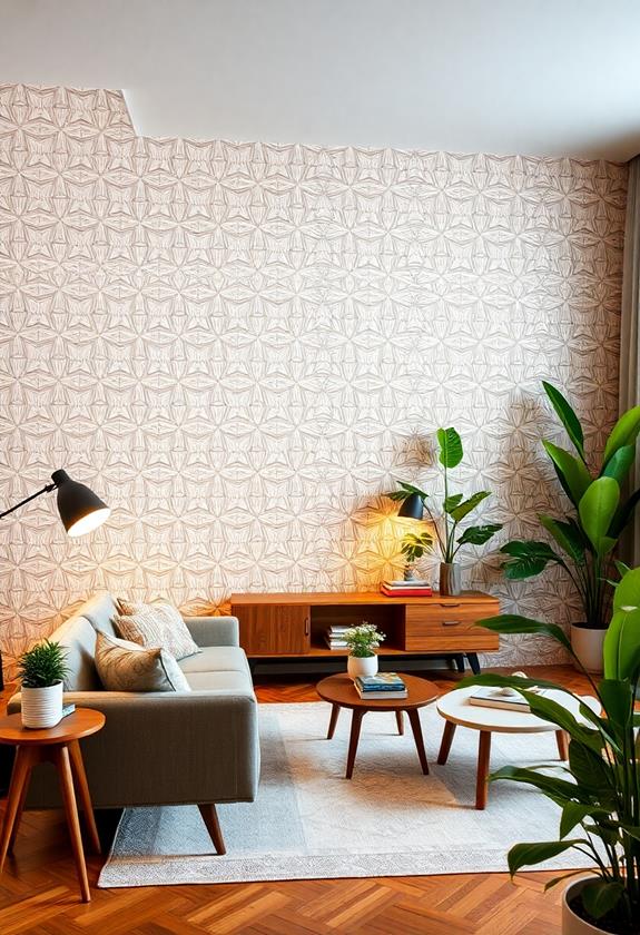 decorative textured wall covering