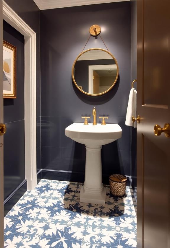 decorative tile flooring design