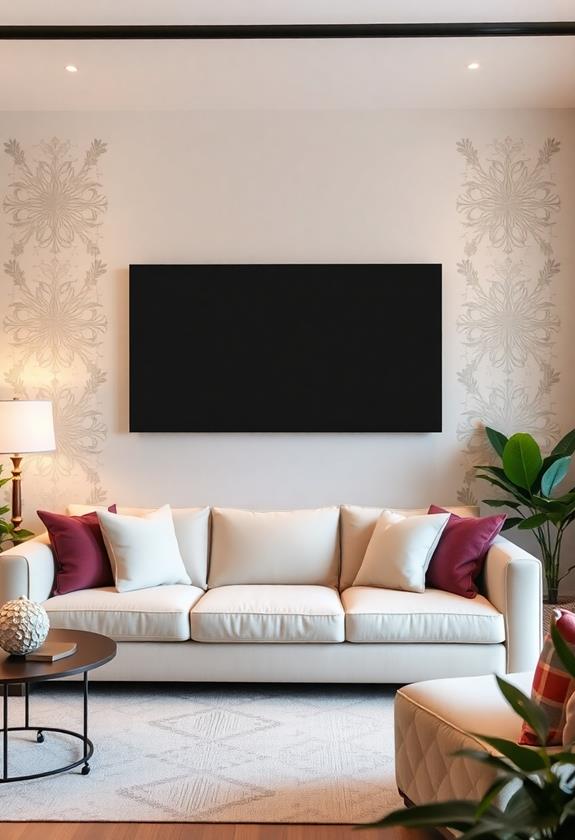 decorative wall stencil designs