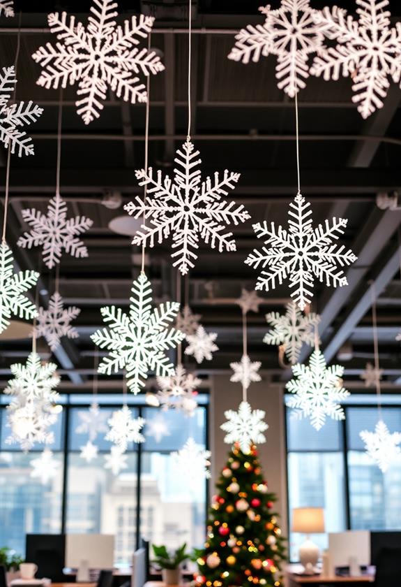 decorative winter ceiling ornaments