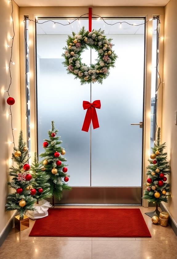 decorative workplace entrance design