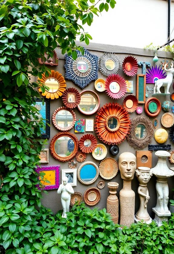 diverse art display arrangement