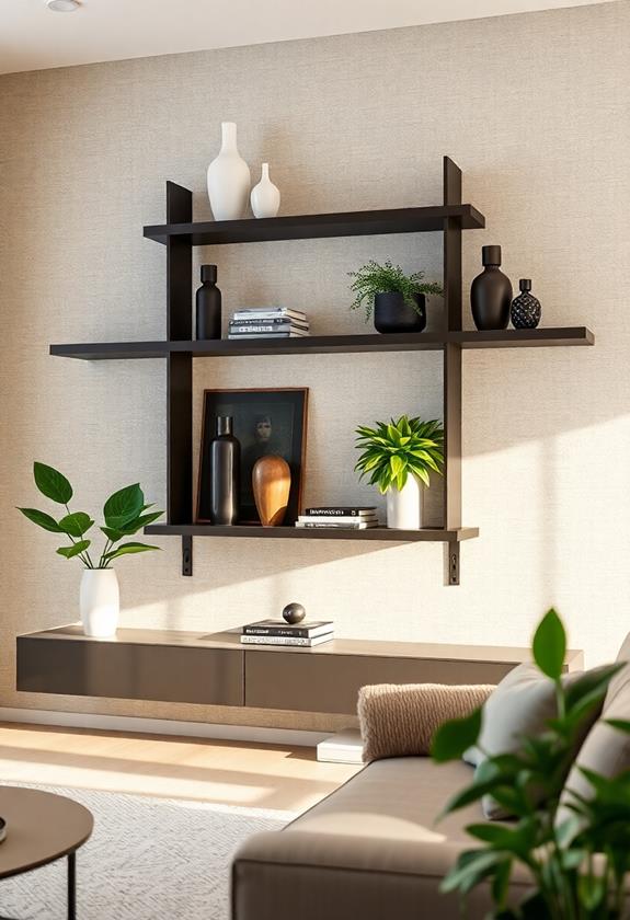 diy floating shelves installation