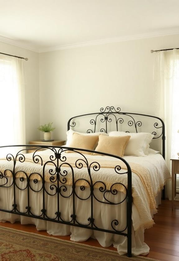 durable iron bed frames