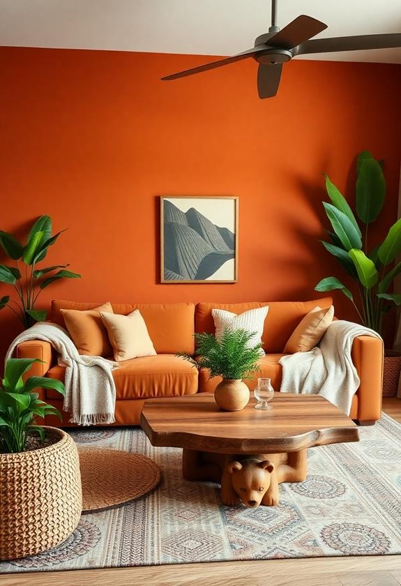 earthy warm color palette