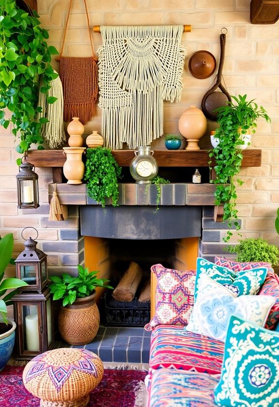 eclectic artistic natural materials