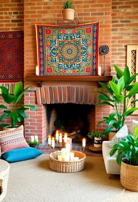 eclectic artistic textile design