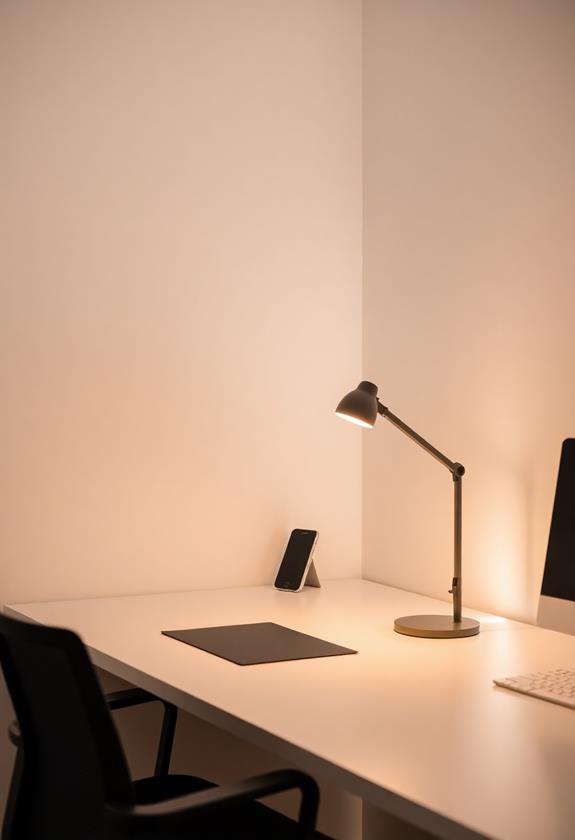 efficient task lighting arrangement