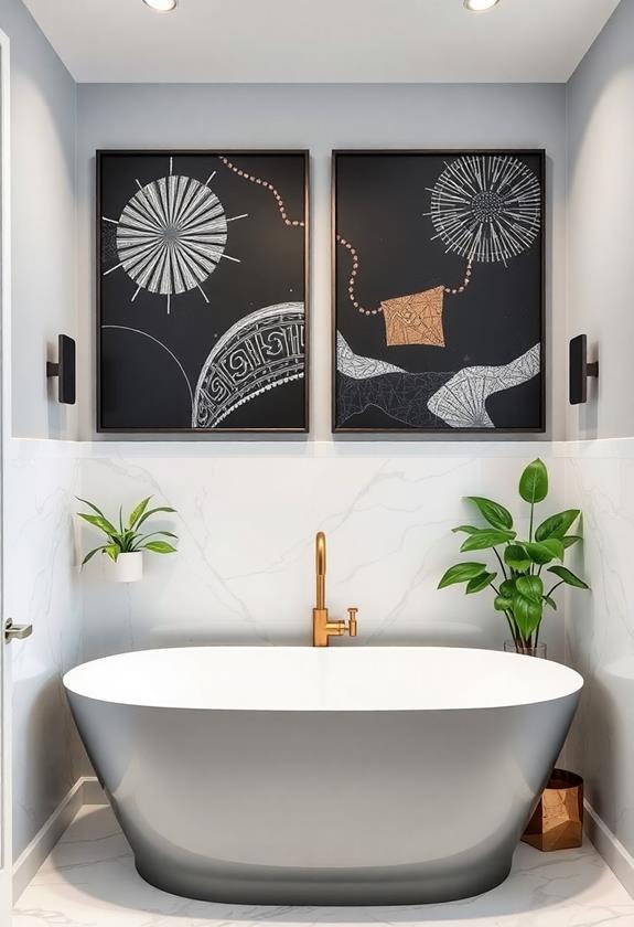 elegant dark wall decor