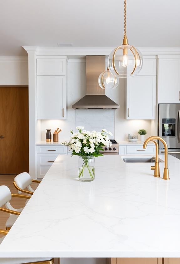 elegant marble countertops design