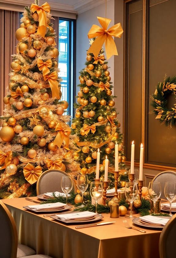 elegant metallic design elements