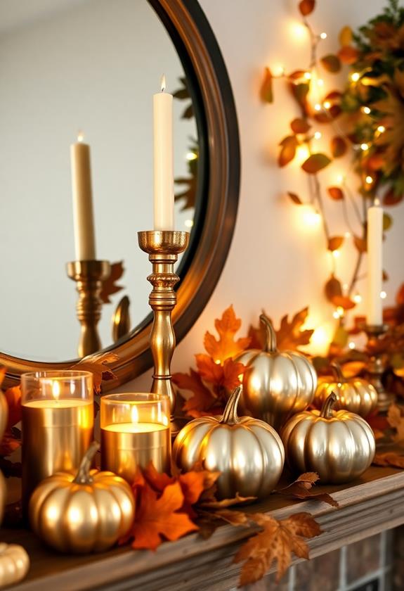 elegant metallic design elements