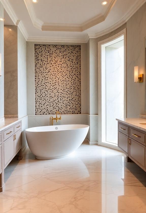 elegant natural stone flooring