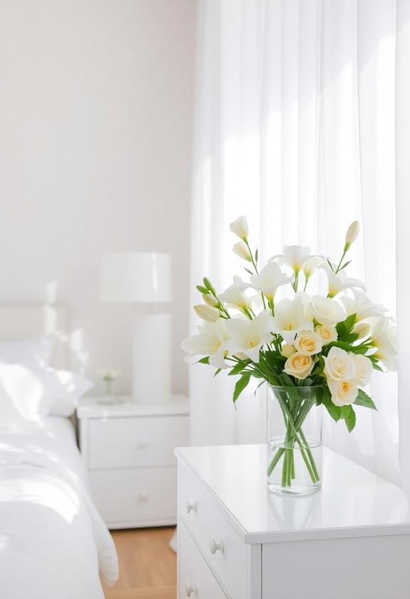 elegant white flower bouquets