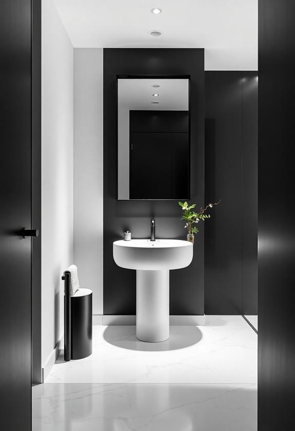 elegant white sink design