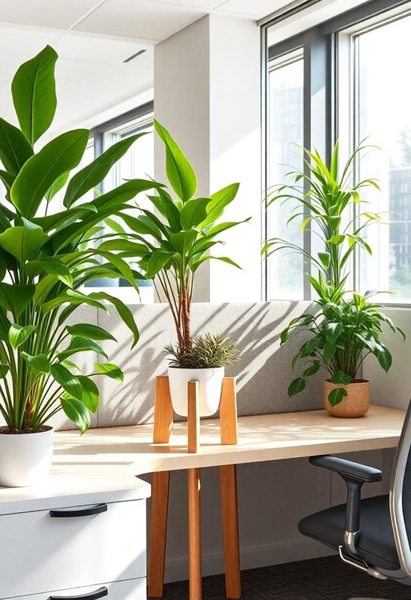 elevate your desk plants