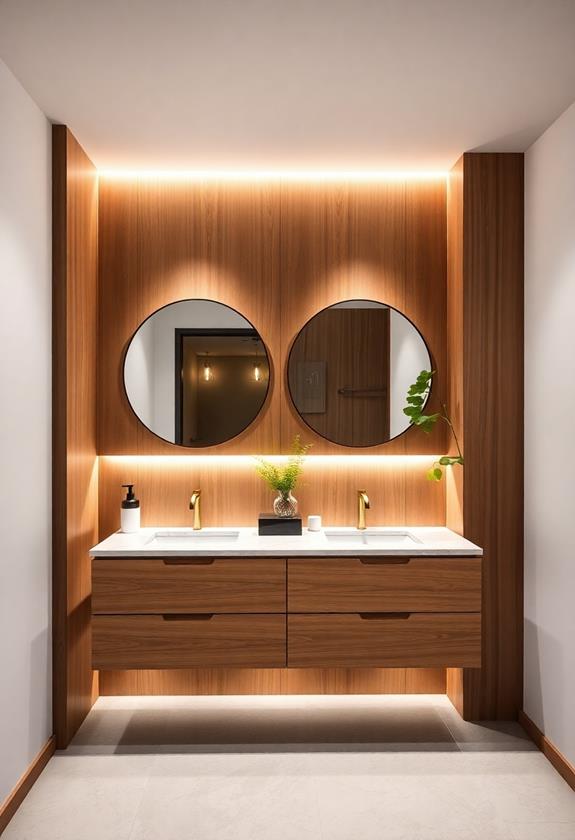 elevated bathroom storage solutions