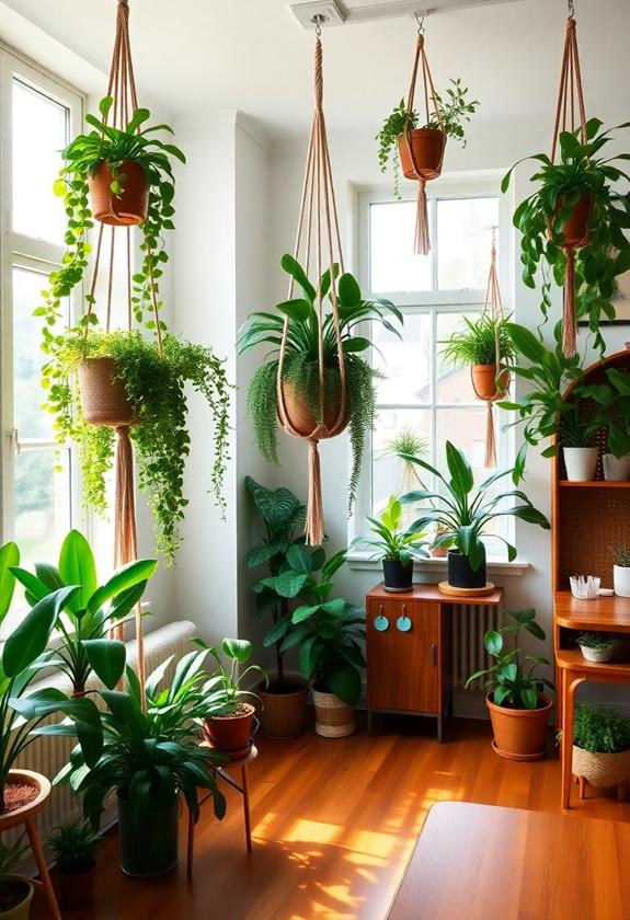 elevated plant display style