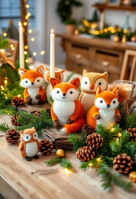enchanting forest animal friends