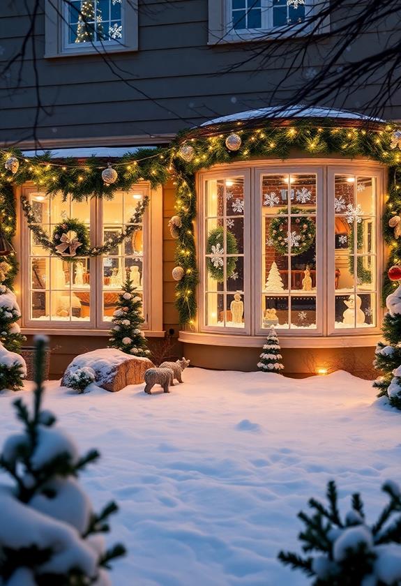 enchanting holiday storefronts