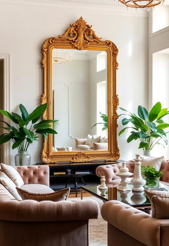 enhance space with mirrors