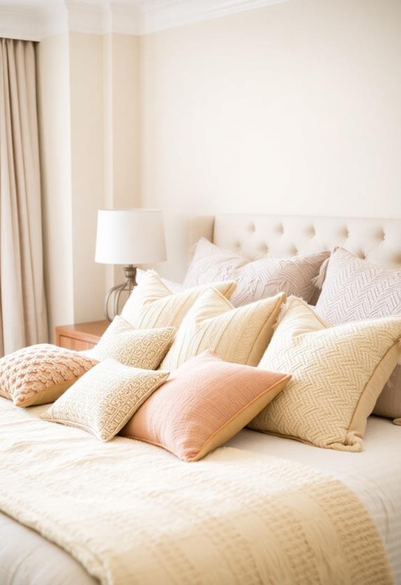 enhance space with pillows