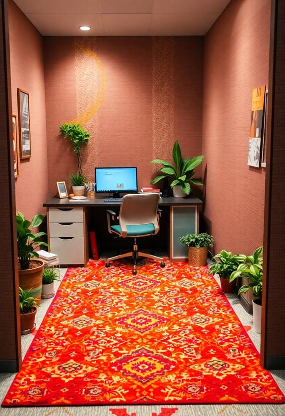 enhance space with rugs