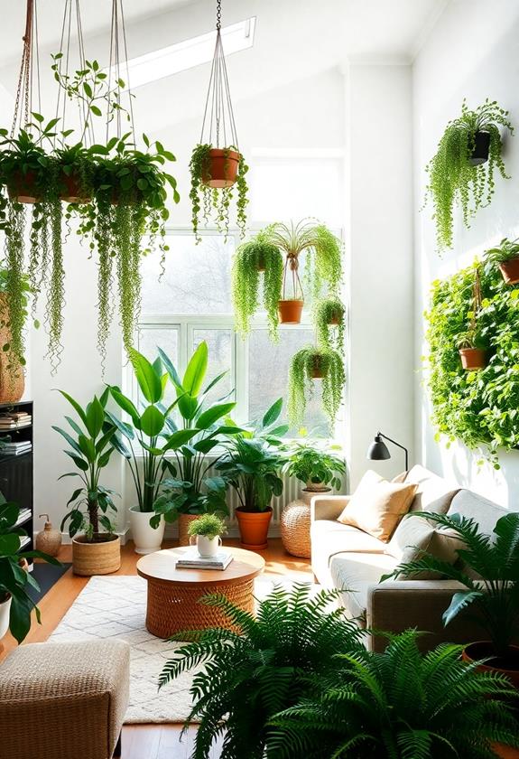 enhance spaces with plants