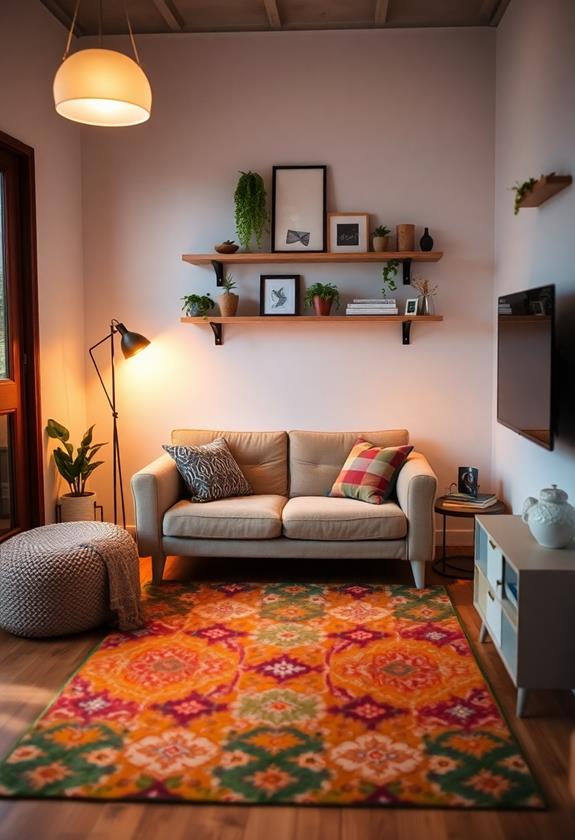 enhance spaces with rugs