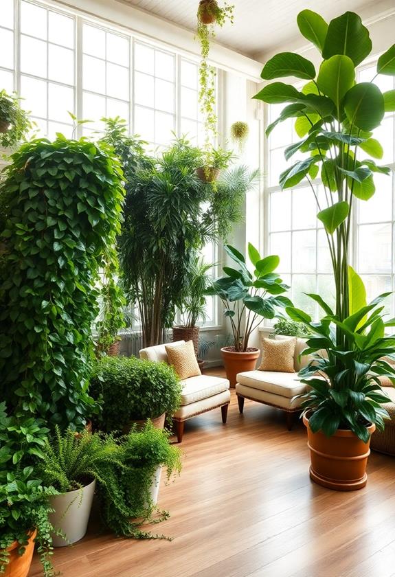 enhance with natural foliage