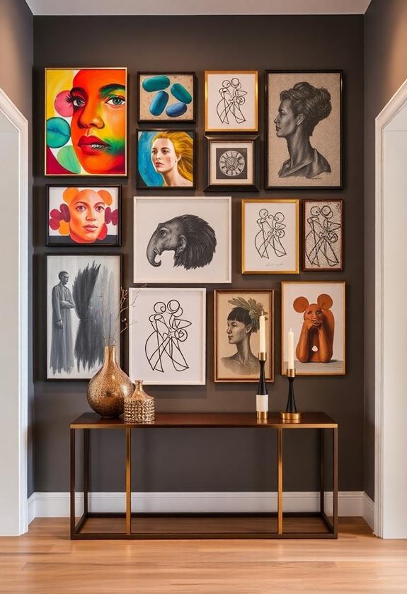 exhibition of creative works